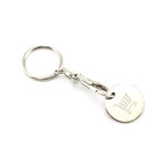 Porta-Chaves Moeda Euromarket BRANCO
