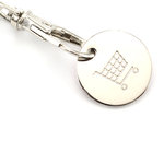 Porta-Chaves Moeda Euromarket BRANCO