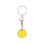 Porta-Chaves Moeda Euromarket BRANCO