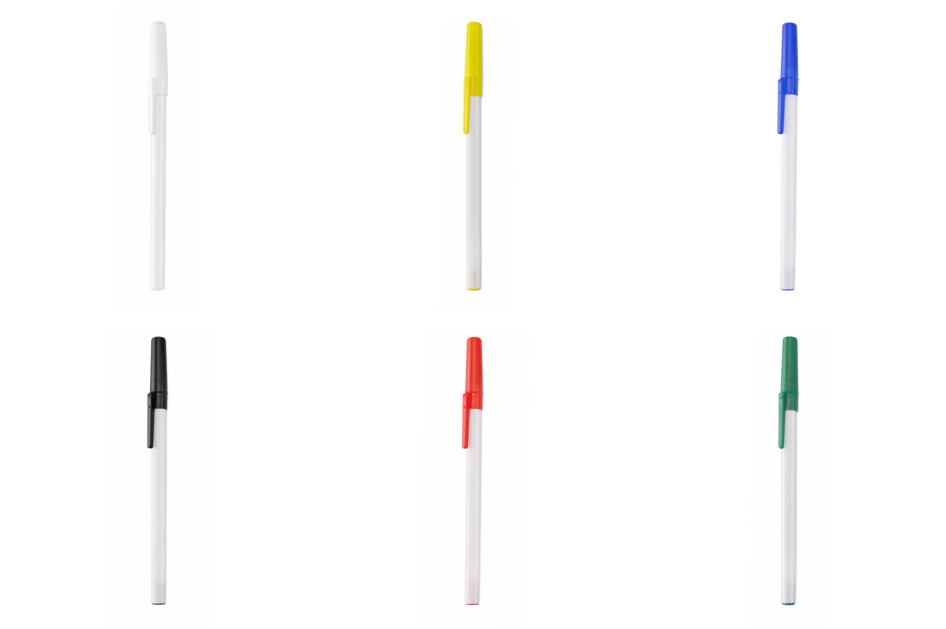 Stylo Elky BLANC/JAUNE