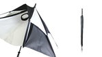 Golf Regenschirm Budyx SCHWARZ / WEISS