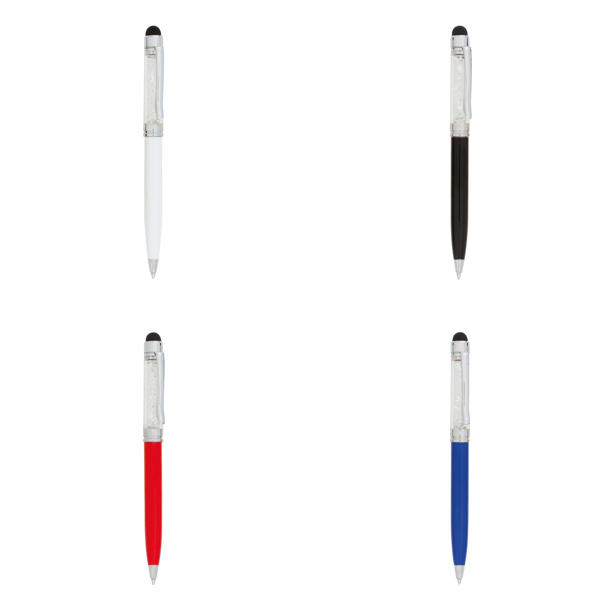 Kugelschreiber Pointer Globix WEISS