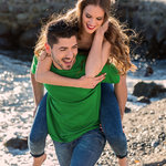 Kleuren T-Shirt Volwassene Premium ZWART