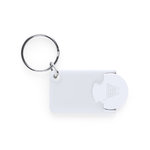 Porta-Chaves Moeda Zabax BRANCO