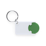 Porta-Chaves Moeda Zabax BRANCO