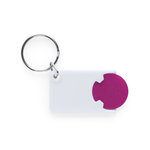 Porta-Chaves Moeda Zabax BRANCO