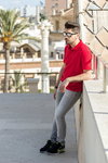 Polo Bartel Color NOIR