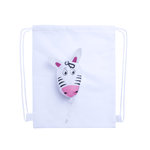 Foldable Drawstring Bag Kissa WHITE