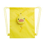 Foldable Drawstring Bag Kissa WHITE