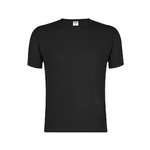 Camiseta Adulto Color "keya" MC130 NEGRO