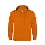 Sweatshirt com Capuz + Fecho Adulto "keya" SWZ280 PRETO