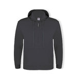 Sweatshirt com Capuz + Fecho Adulto "keya" SWZ280 PRETO