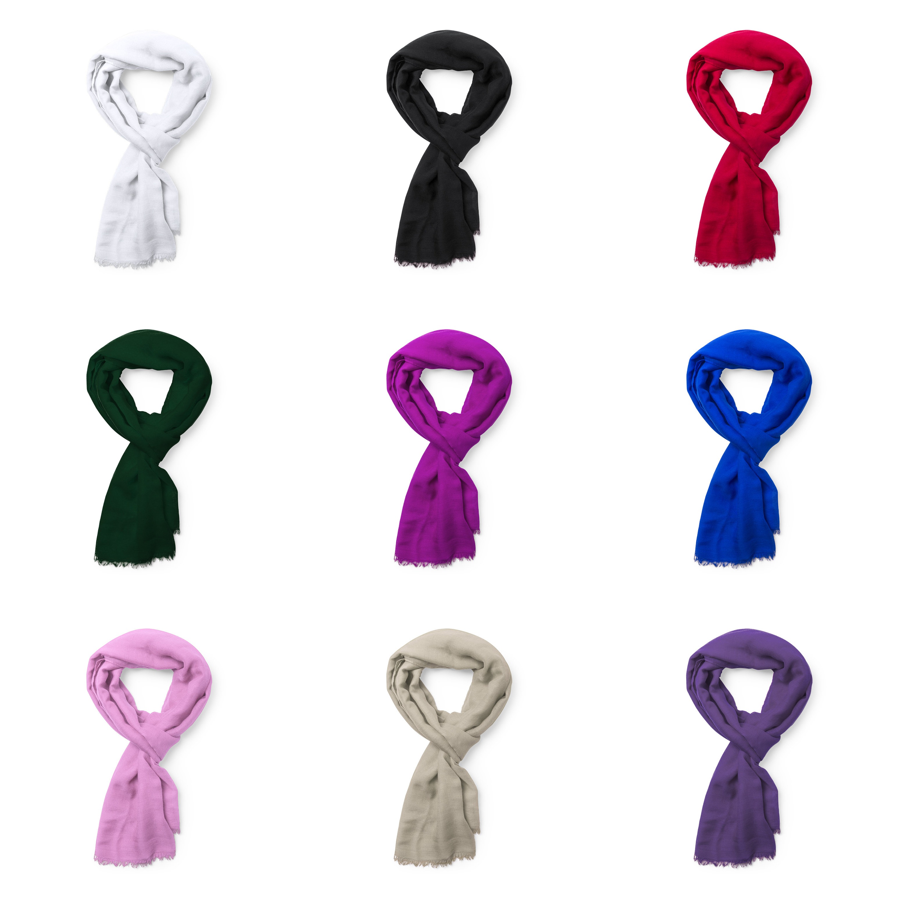 Foulard Ribban BLANC