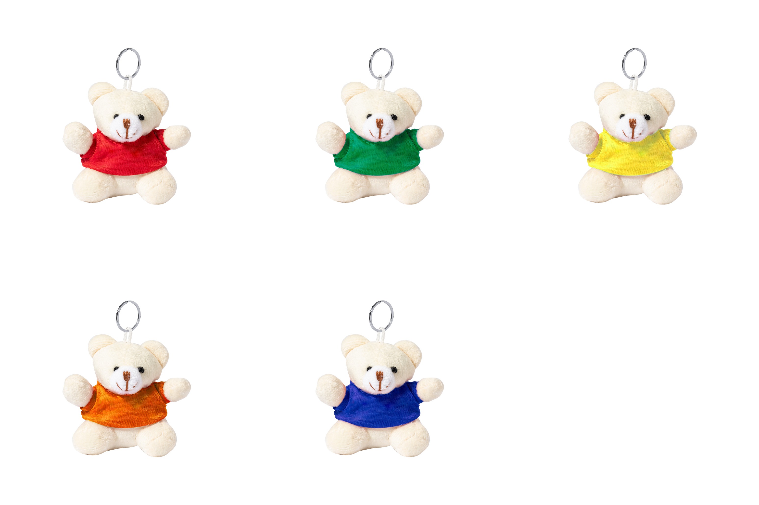 Portachiavi Peluche Tedchain ROSSO