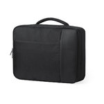 Mochila Pasta Porta-Documentos Hurkon PRETO