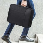 Mochila Pasta Porta-Documentos Hurkon PRETO