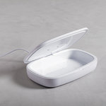 Caja Esterilizadora UV Cargador Halby BLANCO