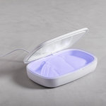 Caja Esterilizadora UV Cargador Halby BLANCO