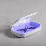 Caja Esterilizadora UV Cargador Halby BLANCO