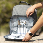 Picnic Kühltasche Rucksack Kazor GRAU
