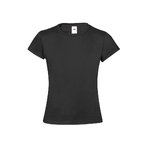 T-Shirt Bambina Colore Iconic NERO