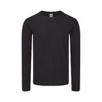 T-Shirt Adulto Colorata Iconic Long Sleeve T NERO