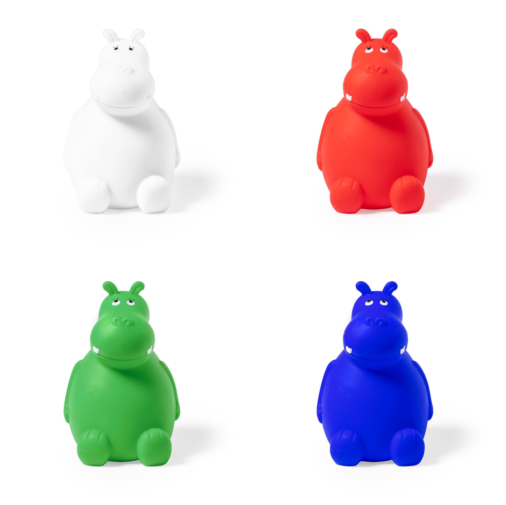 Money Box Hippo WHITE