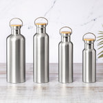 Thermoskan-Fles Duky ZILVER