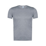 T-Shirt Volwassene Rits ZWART