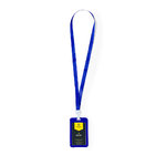 Lanyard Porte-Badge Fleck BLANC