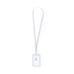 Lanyard Porte-Badge Fleck BLANC