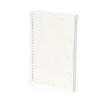 Taccuino con Semi Bitar BIANCO
