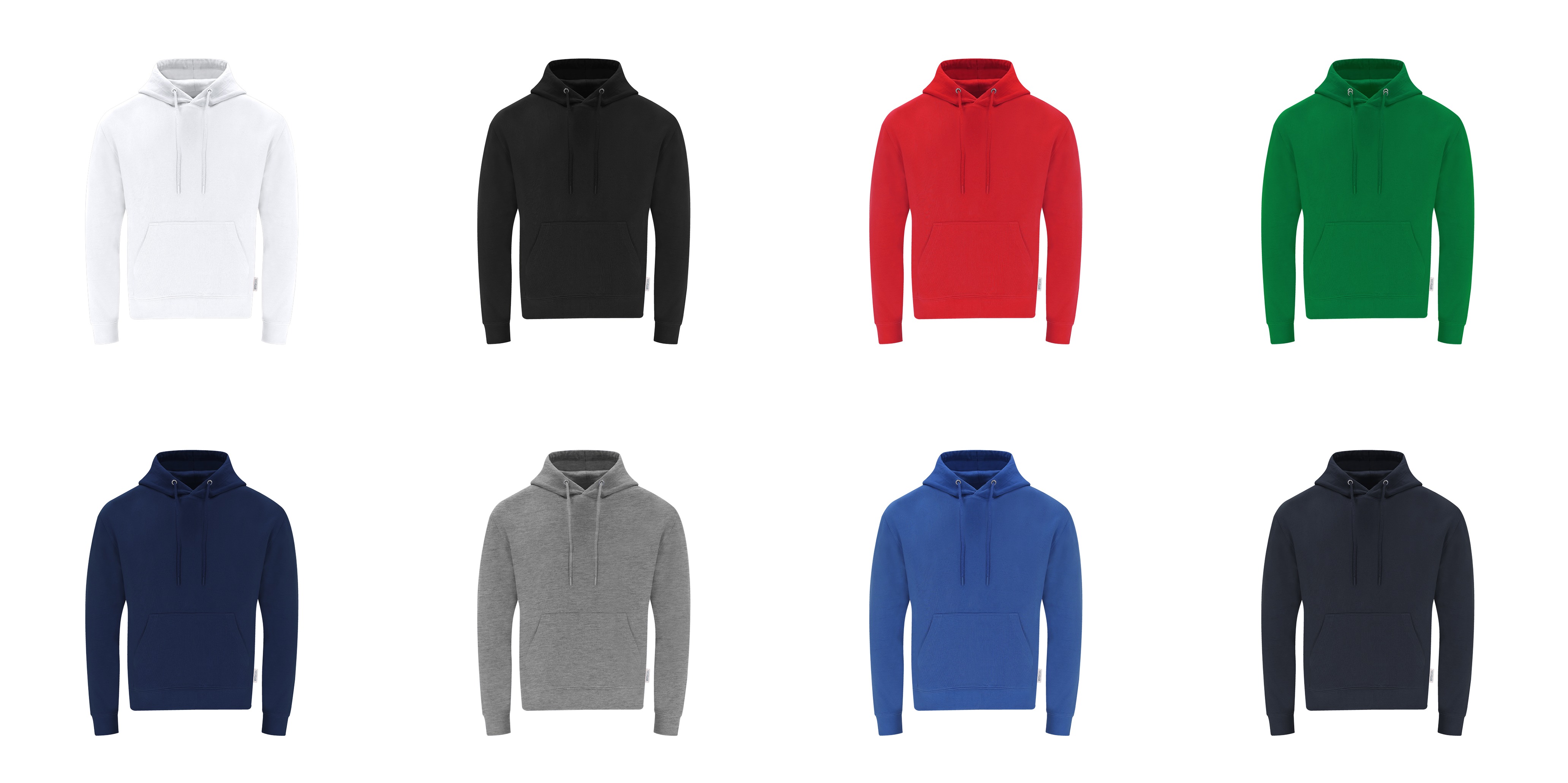 Sweatshirt com Capuz Adulto Dretius BRANCO