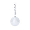 Keyring Lip Balm Frissel SILVER