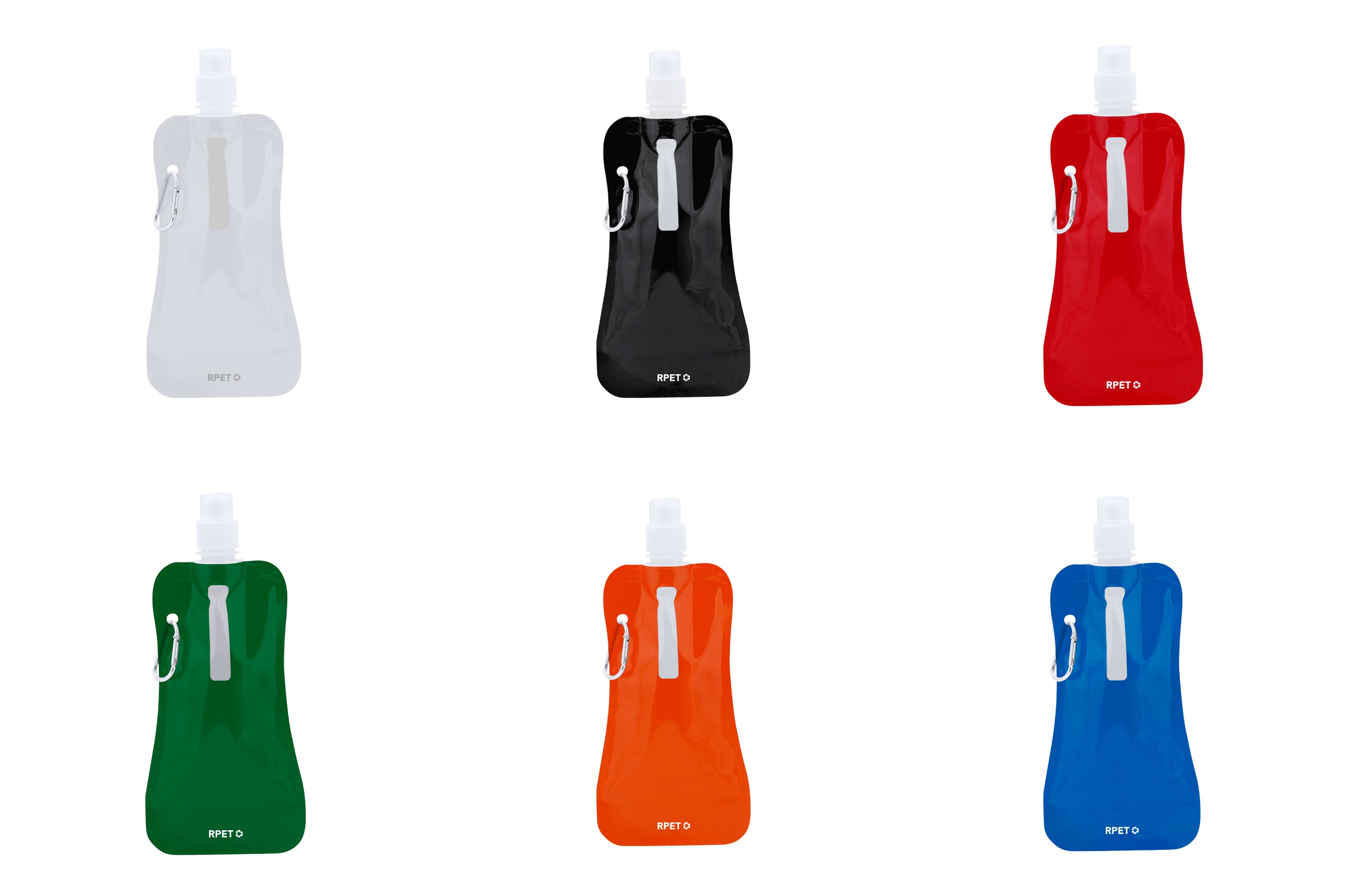 Faltbare Trinkflasche Risix WEISS